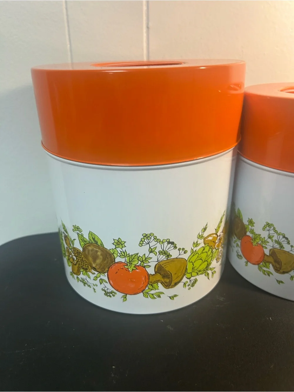 Vintage Tin Nesting Canisters “spice of Life” Japan 1970 BRAND NEW
